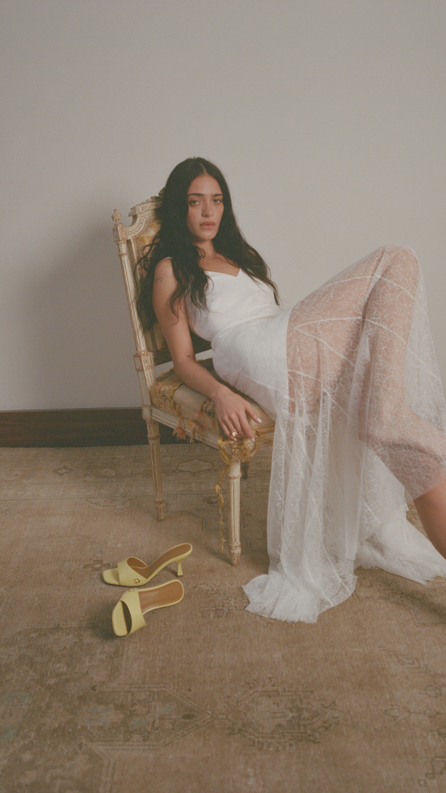 White outfit from Maje White Edit collection